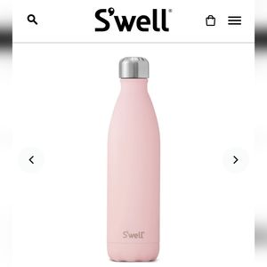 S'well pink water bottle